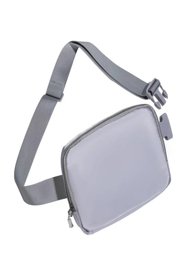 WITROMAN Belt bag Fanny pack crossbody bags for women Everywhere belt bag, Grey, 8.27 inches x 1.57 inches x 6.3 inches, Belt Bag for Women - Image 1